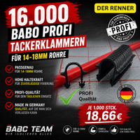16.000 Tackernadeln SPARPACK