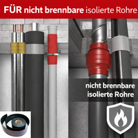 FLAMRO System Rohrummantelung M 10m | VPE 1 Rolle
