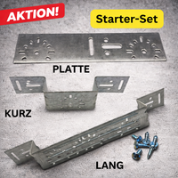 10 Stück Multihalter mit Schrauben