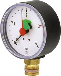Manometer 0-4 bar, 3/8 Zoll | VPE 1 Stk