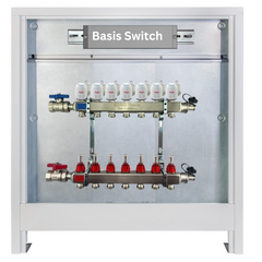 montiert mit Kugelhähnen, Stellan. + Basis Switch