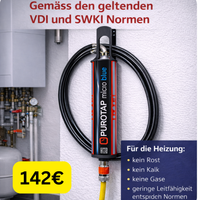 PUROTAP® micro mit Wandhalterung