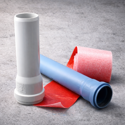 BABO-PE Wickelstreifen rot einfach 70mm | VPE 360 m