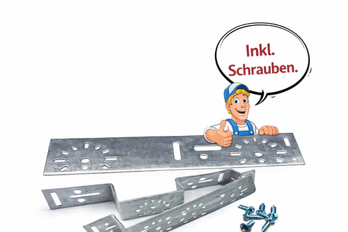 10 Stück Multihalter mit Schrauben