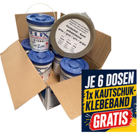 6 x BABO Handreinigungstücher +1Kautschukband